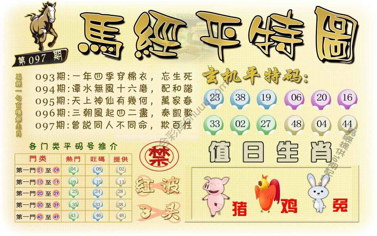 马经平特图
