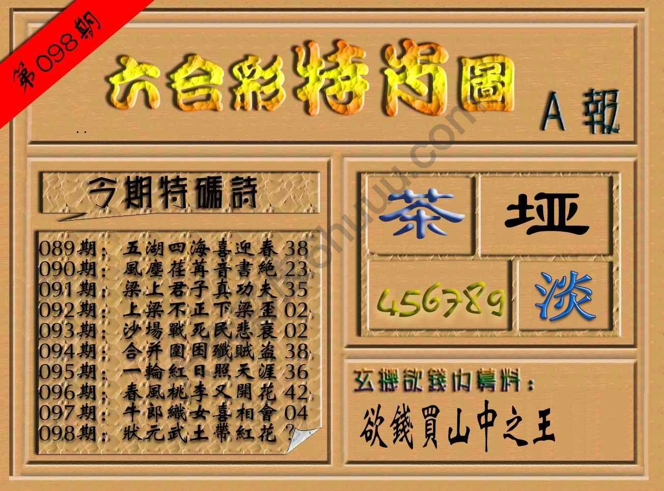 六合彩特肖图