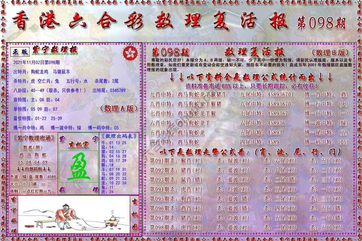 数理复活报