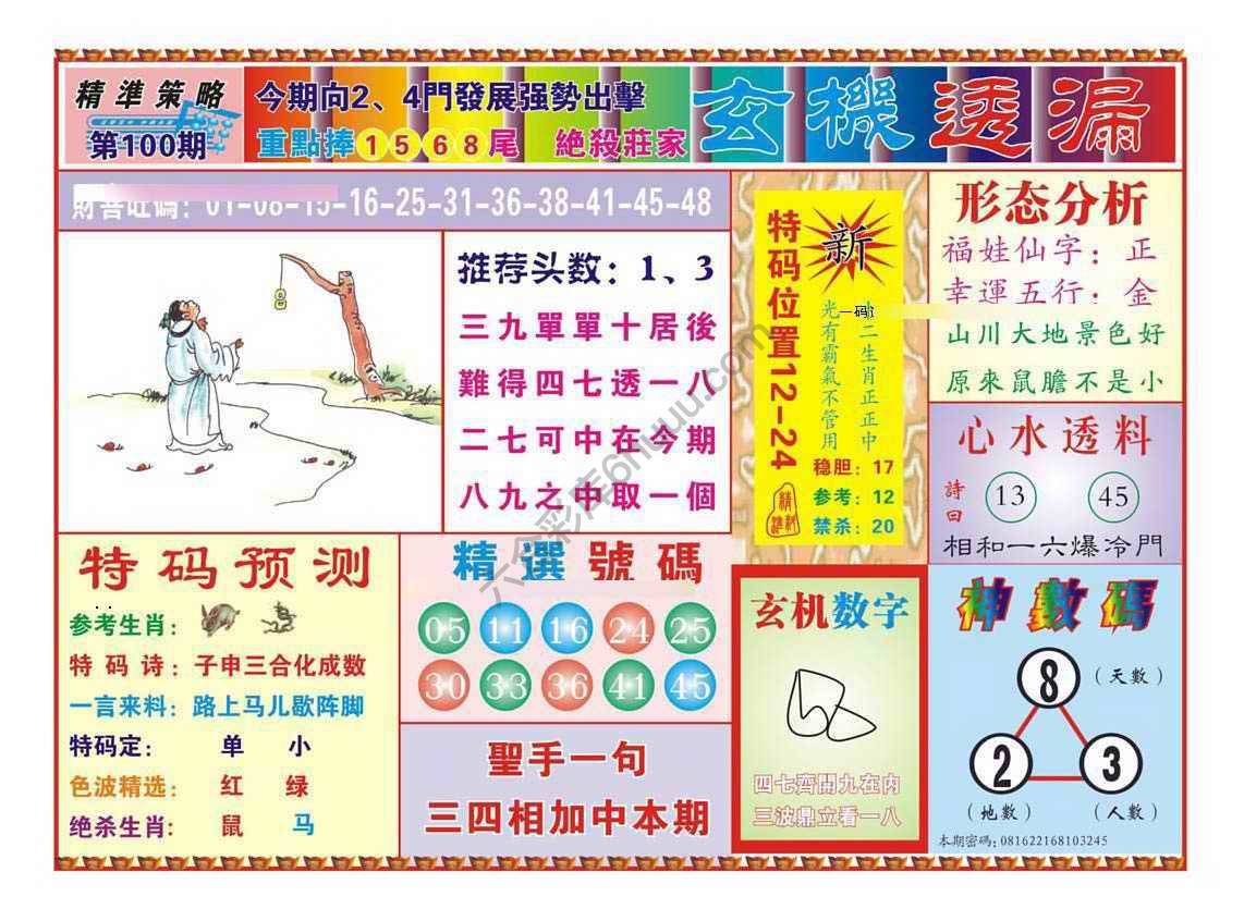 玄机透漏