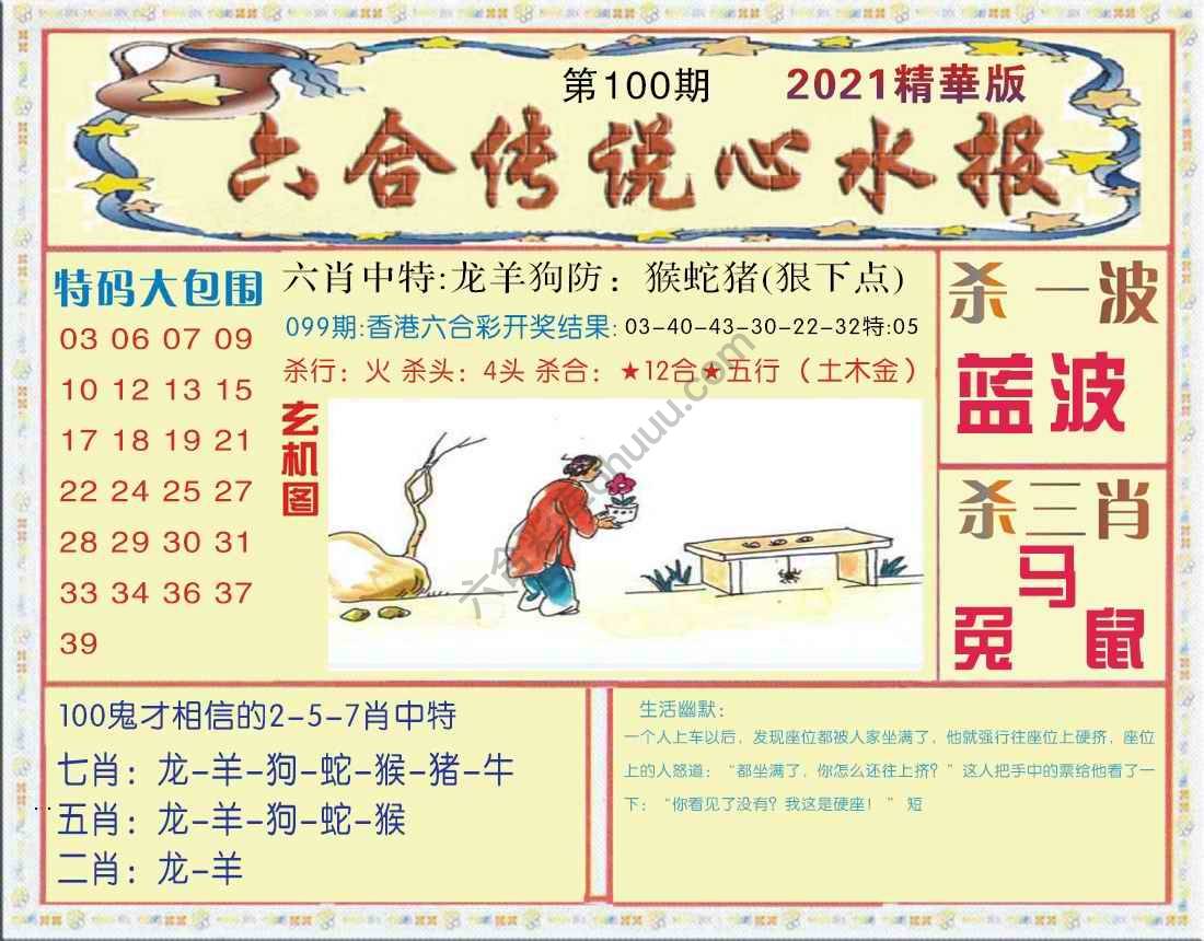 六合传说心水报