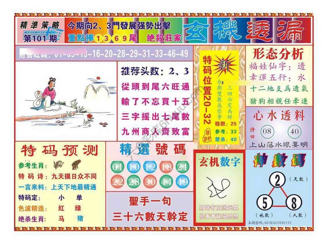 玄机透漏