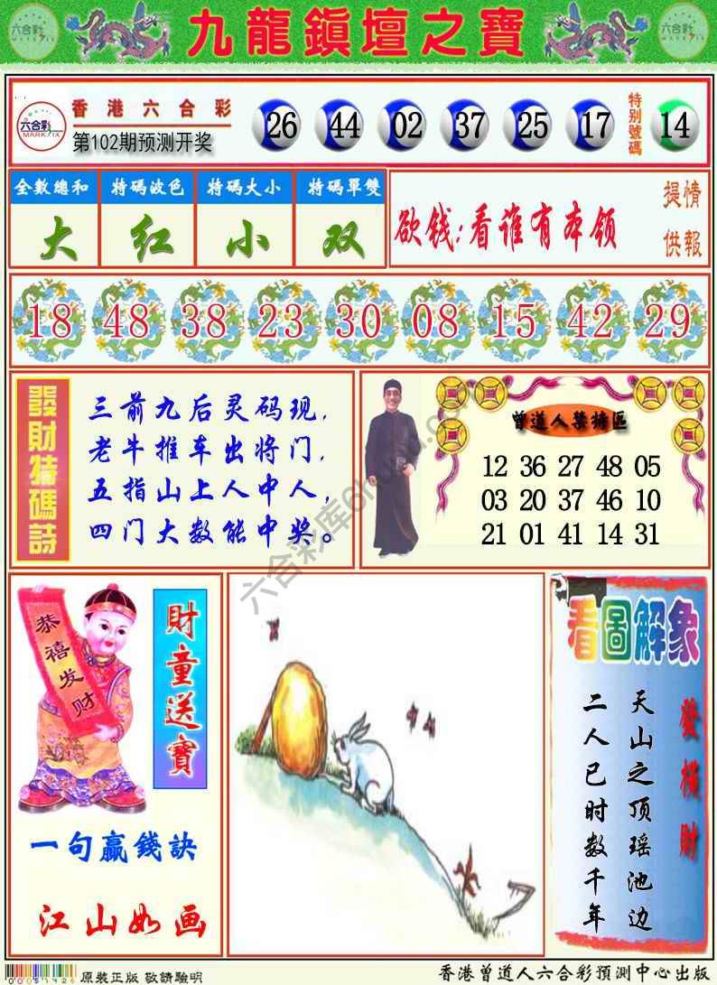 九龙挂牌解特码