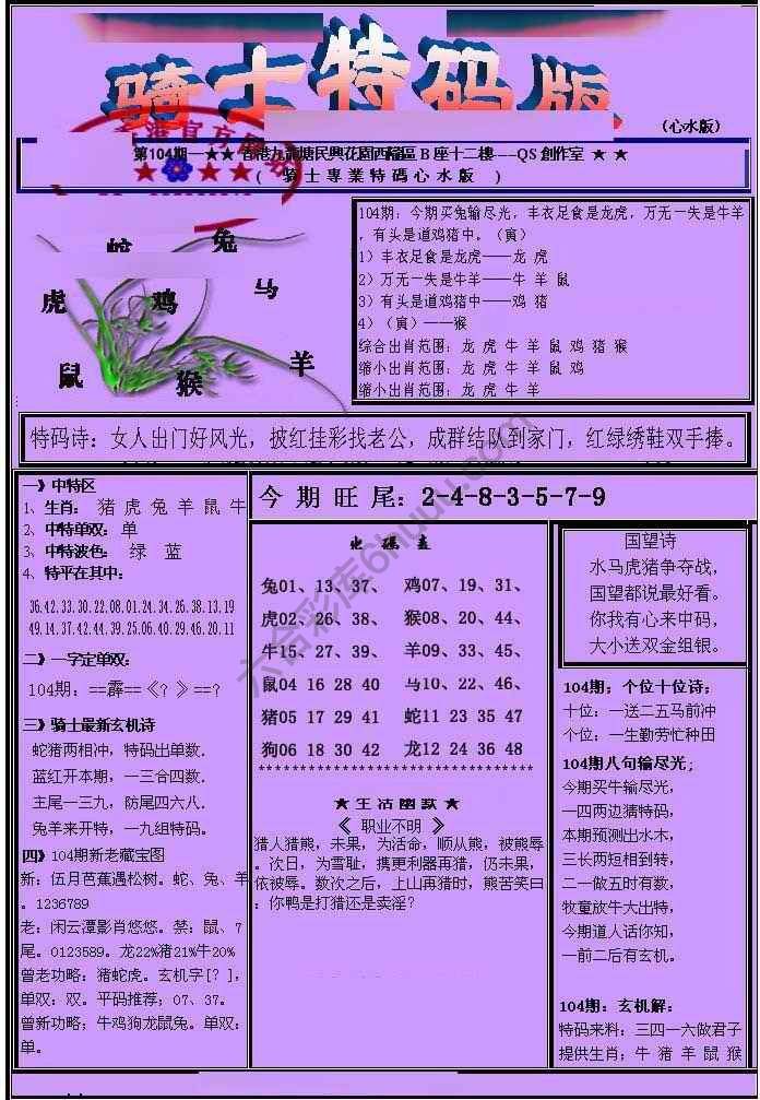 另类骑士特码版