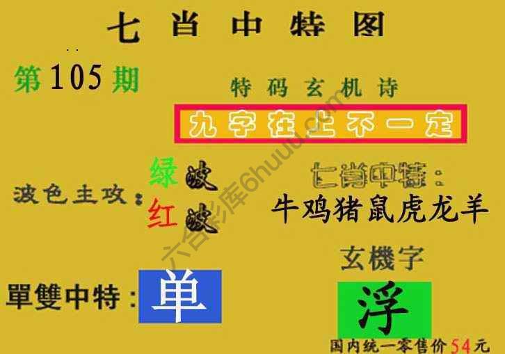 七肖中特图