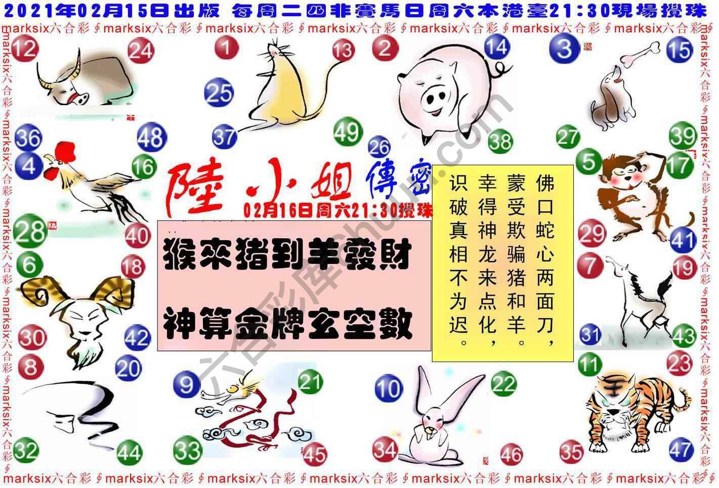 陆小姐传密