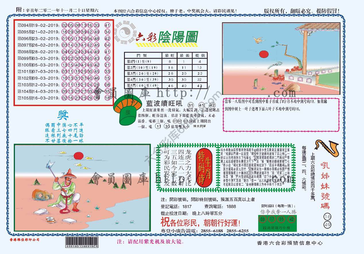 六彩阴阳图