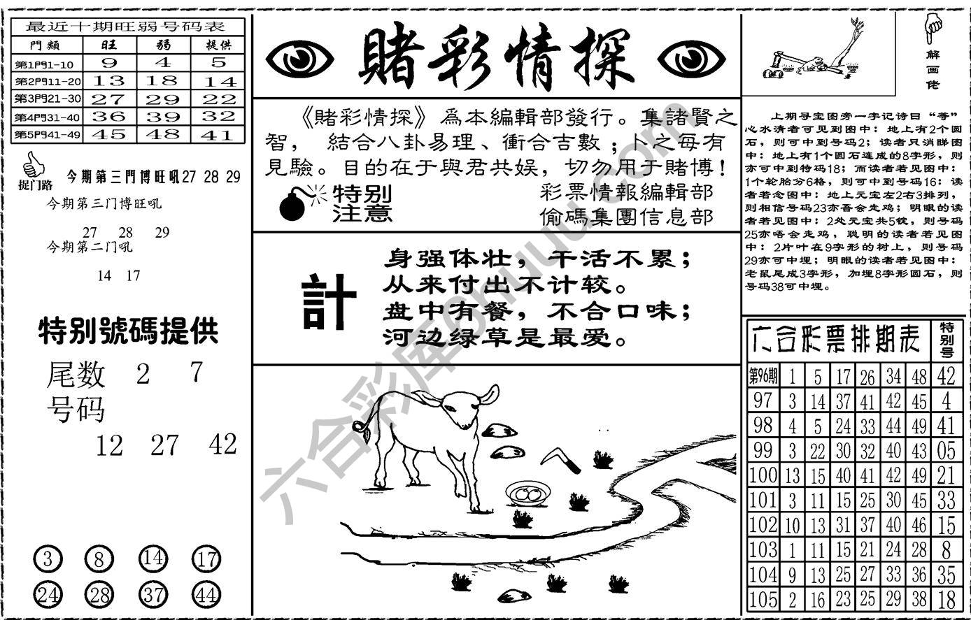 赌彩情探