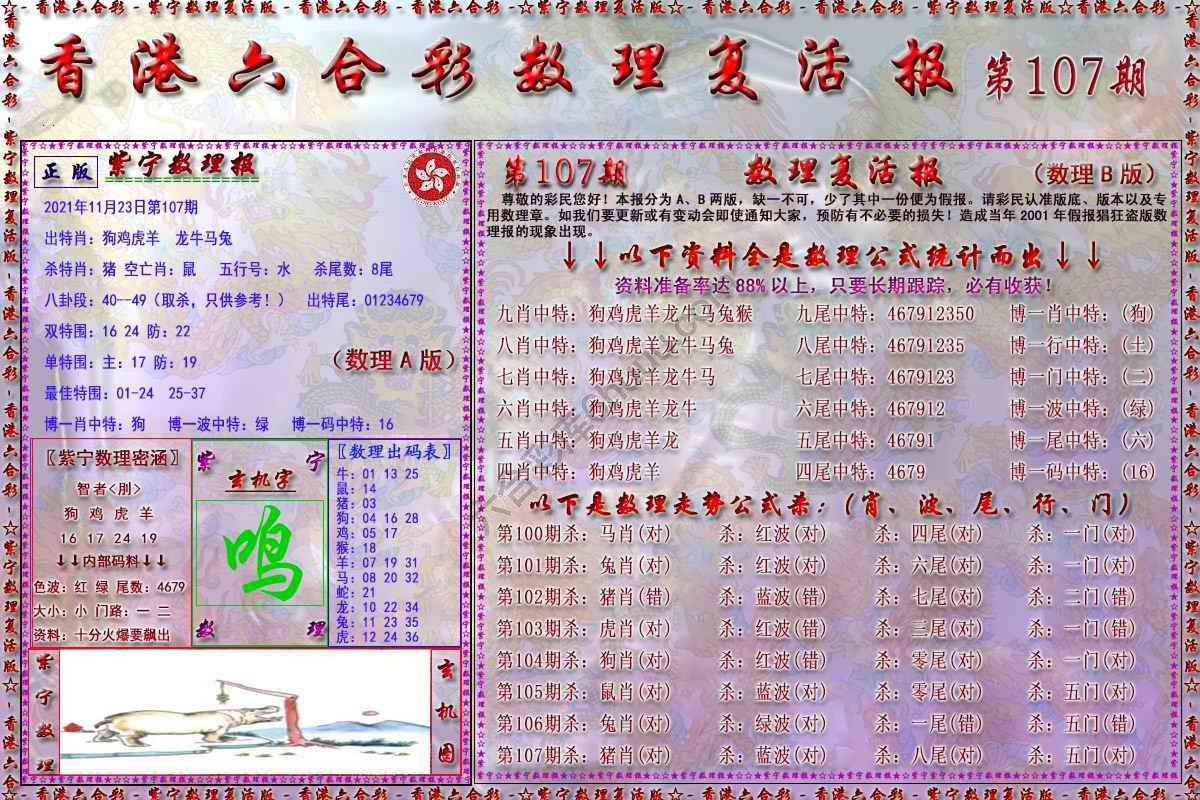 数理复活报