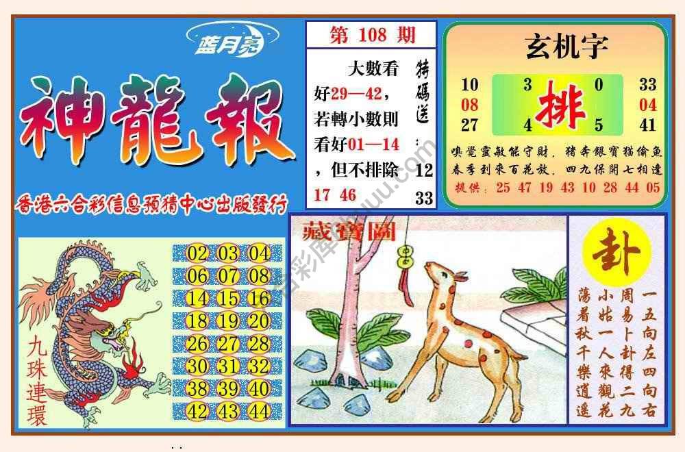 蓝月亮神龙报