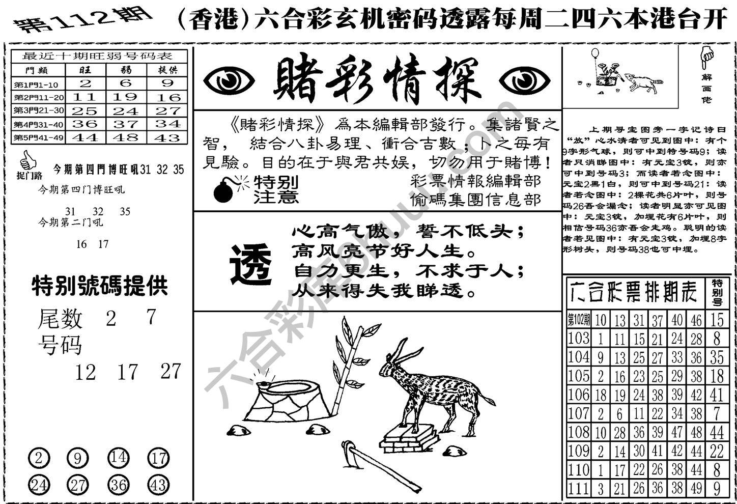 赌彩情探