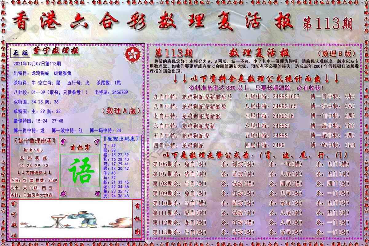 数理复活报