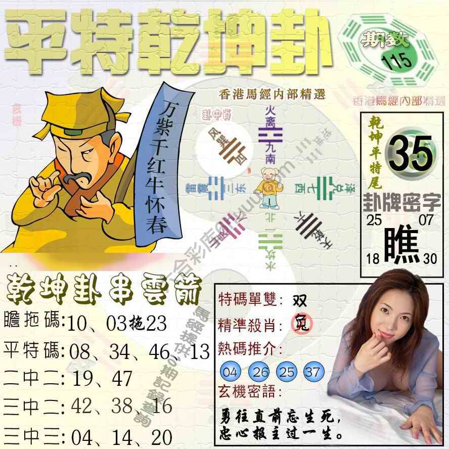 平特乾坤卦