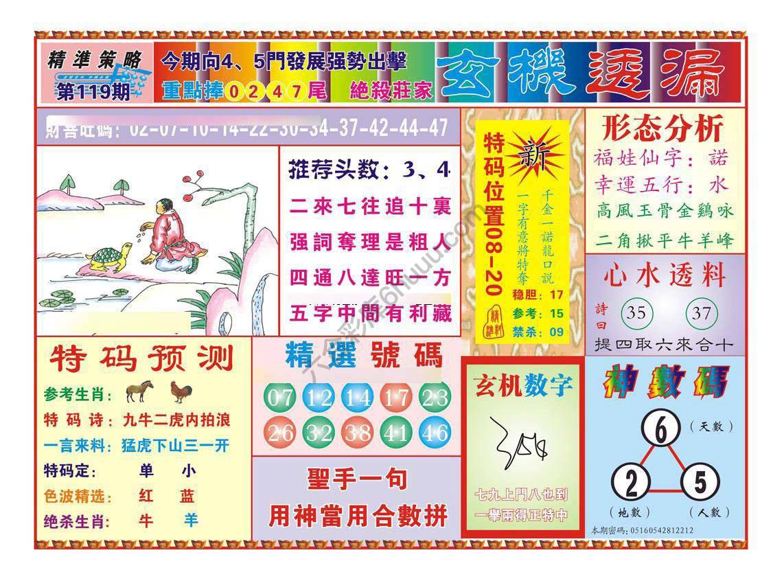 玄机透漏