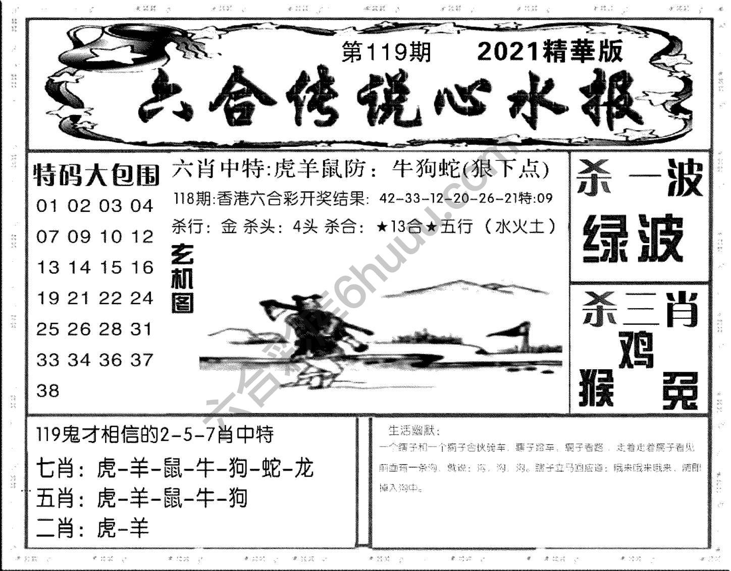 六合传说心水报
