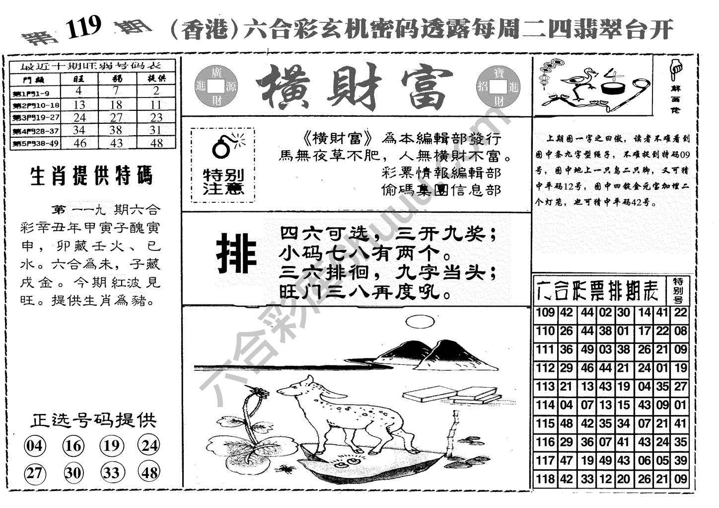 横财富