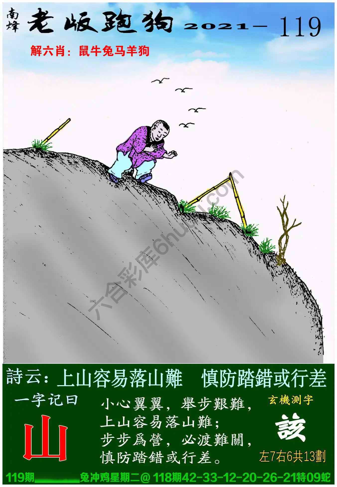 老版跑狗图