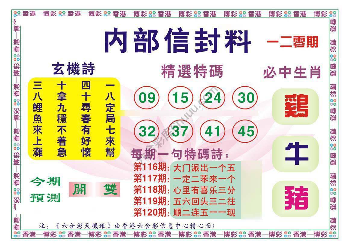 内部信封料