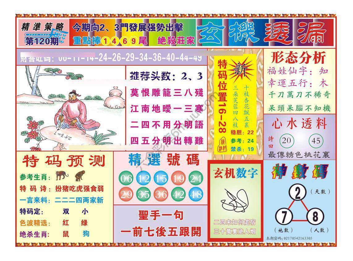 玄机透漏