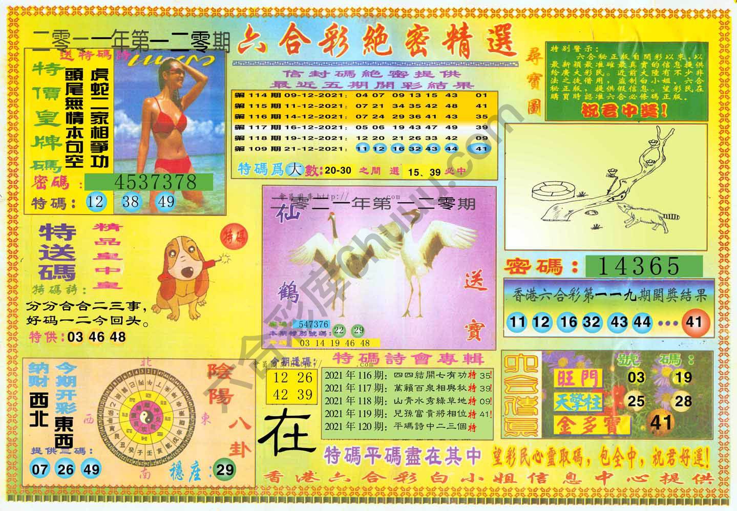 六合彩绝密精选