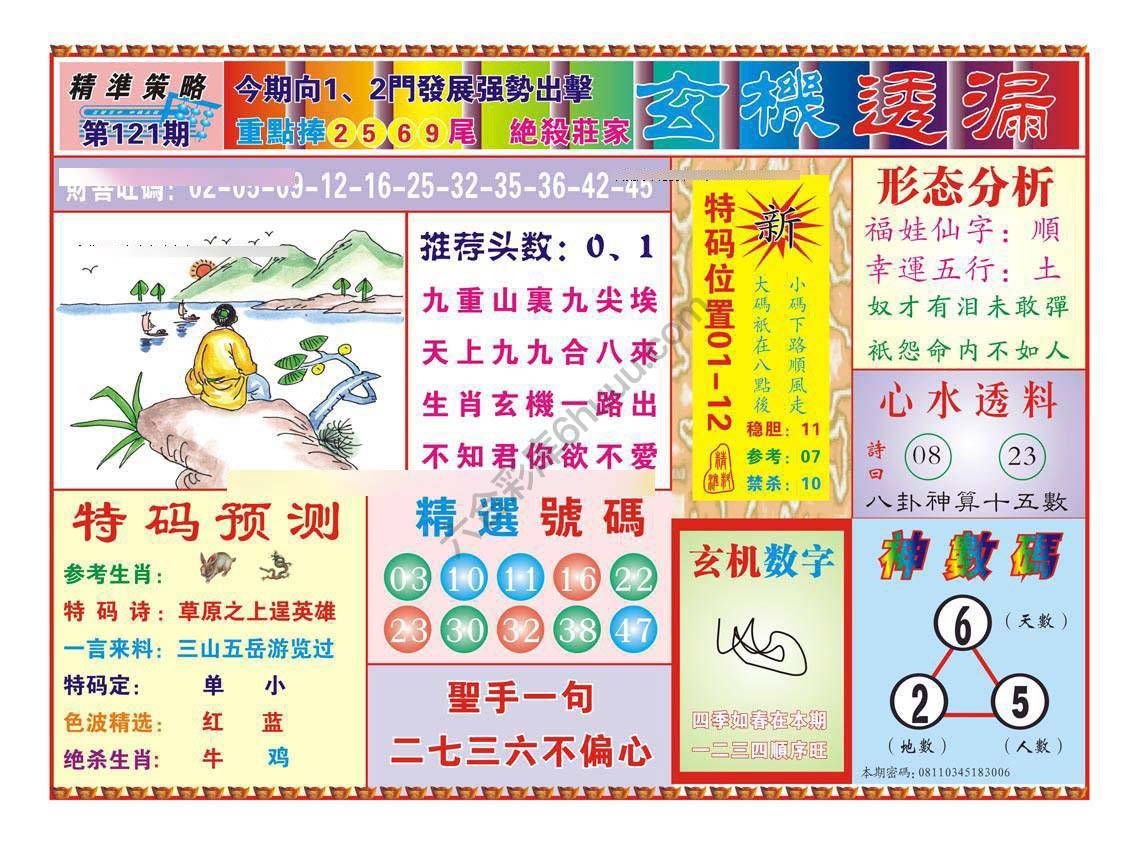 玄机透漏