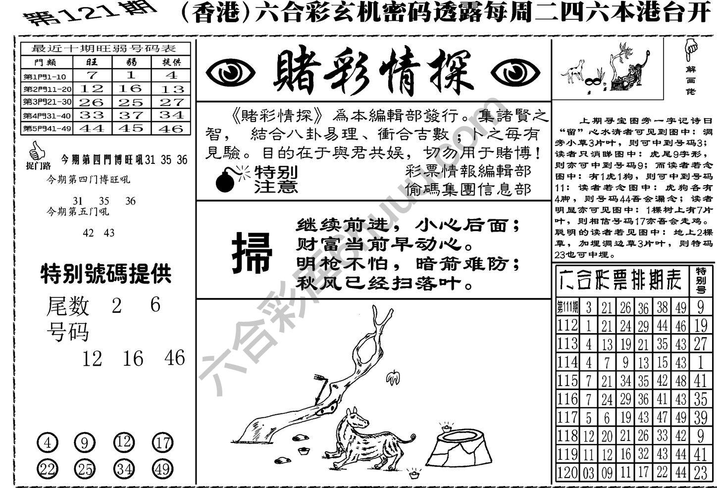 赌彩情探