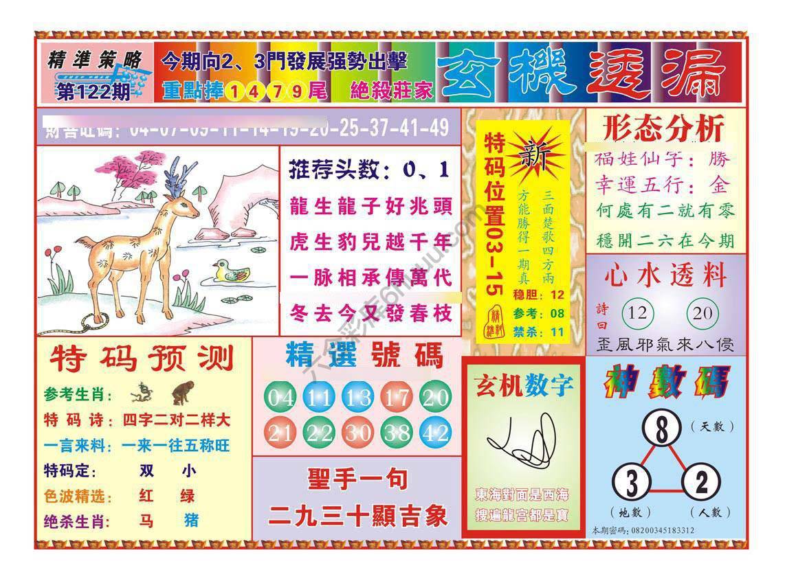 玄机透漏