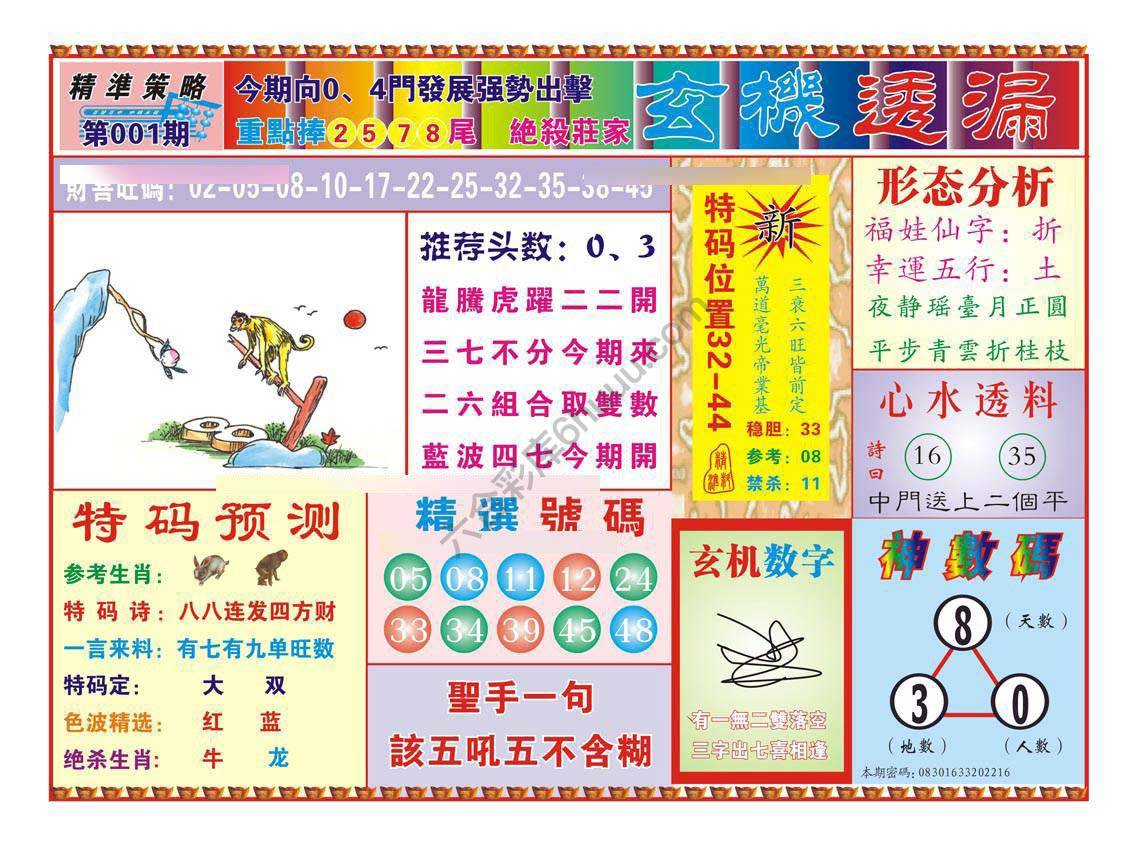 玄机透漏