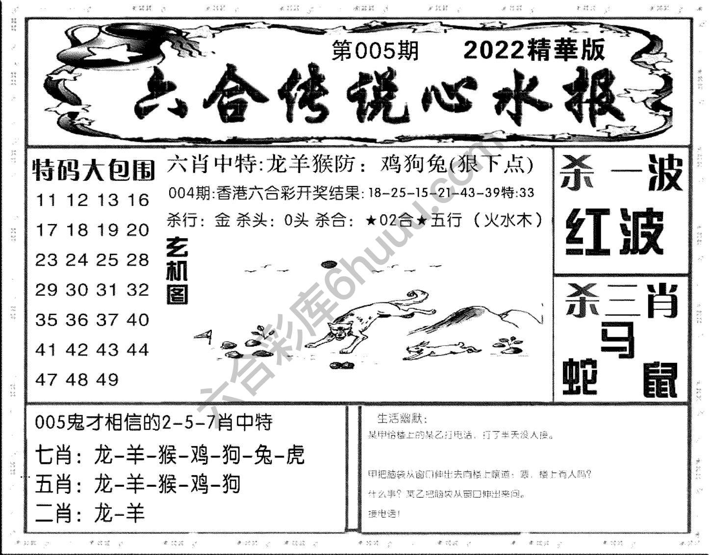 六合传说心水报