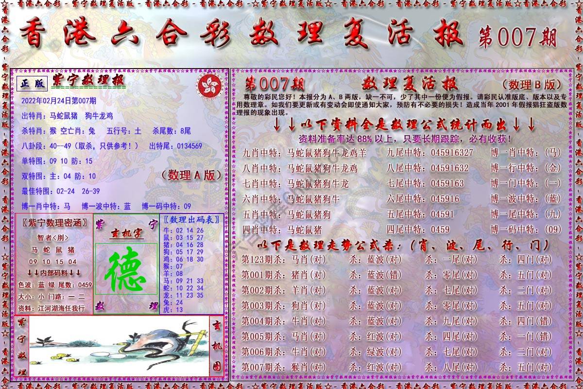 数理复活报