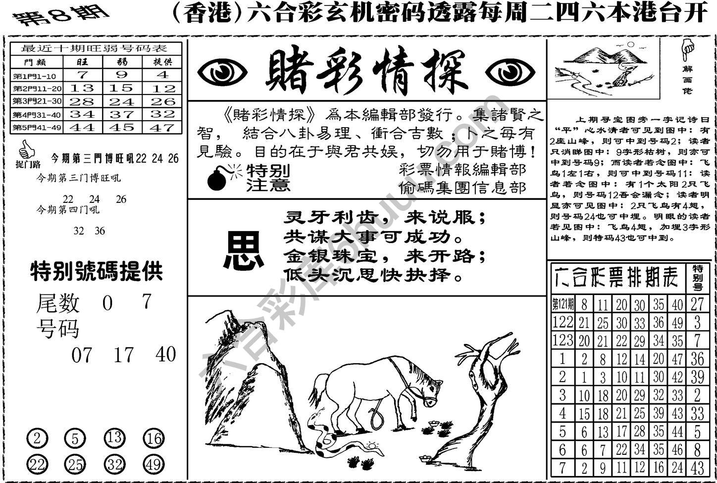 赌彩情探
