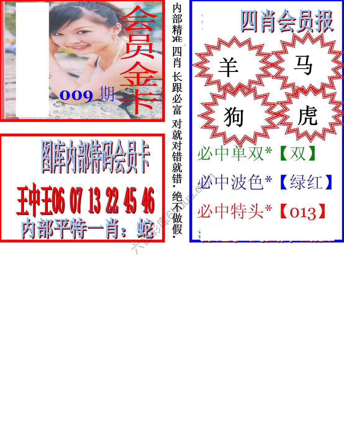 马经四肖会员报