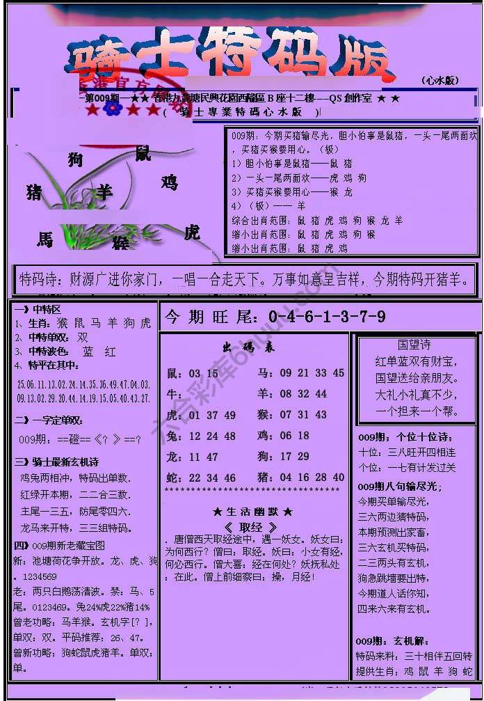 另类骑士特码版