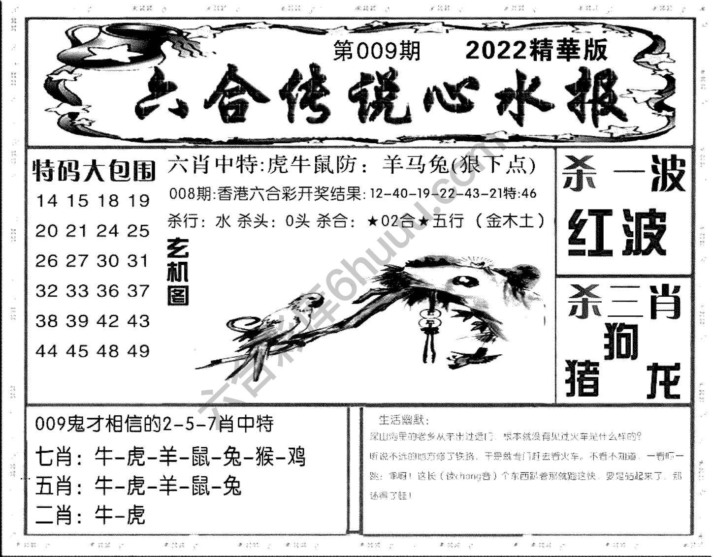 六合传说心水报