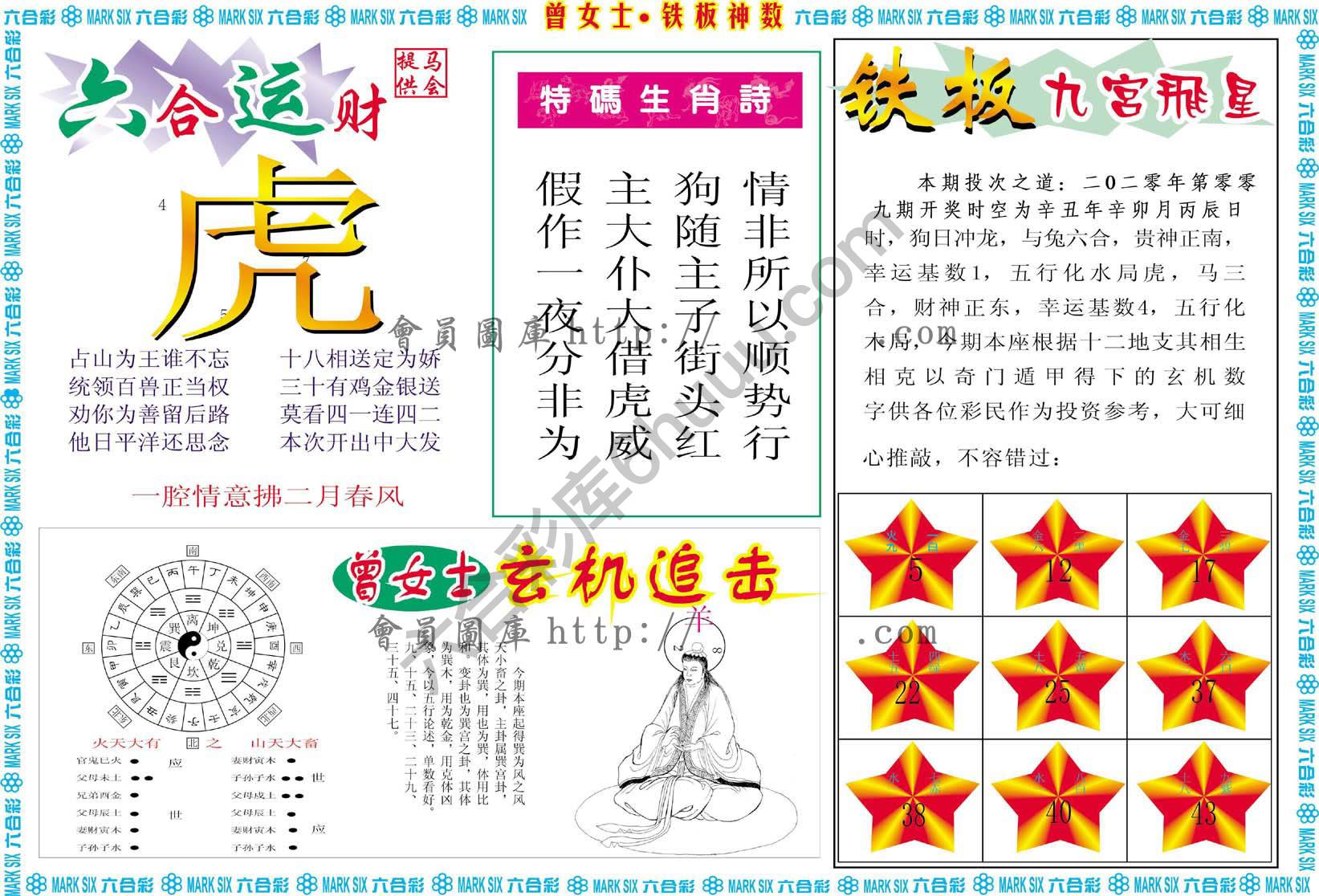 曾女士铁板神数