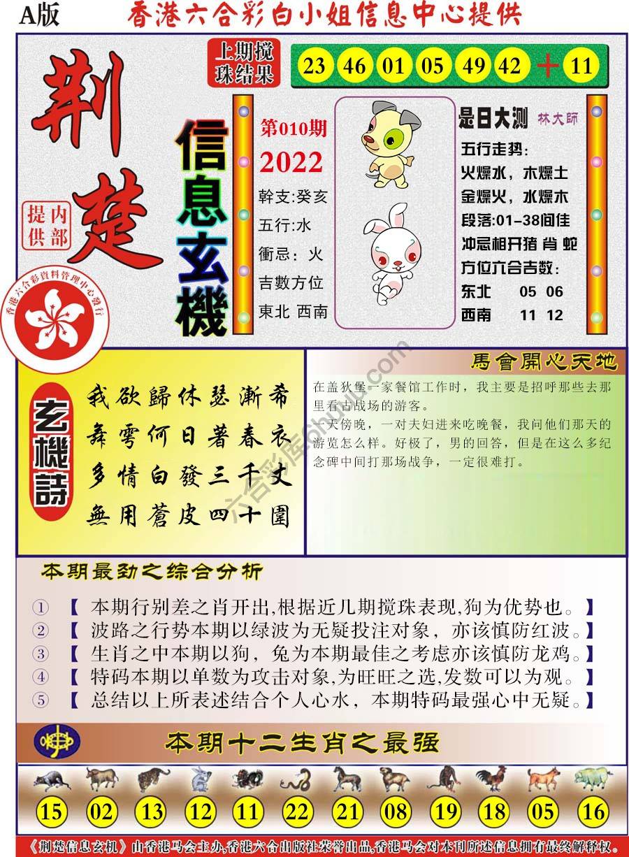 荆楚信息玄机