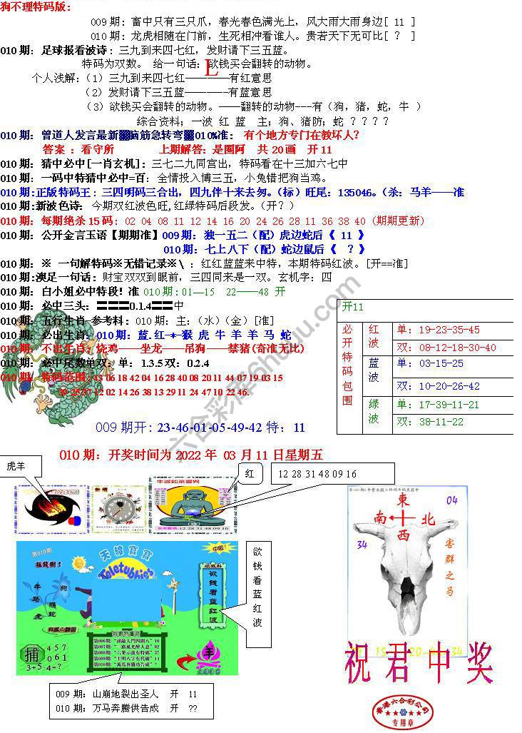 青龙五鬼报