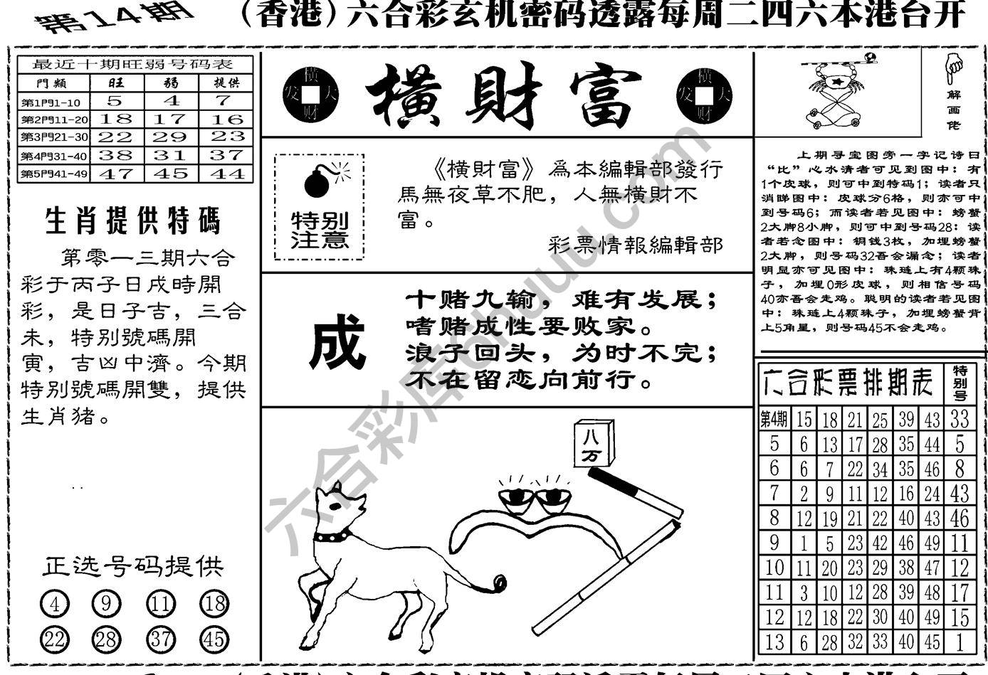 横财富