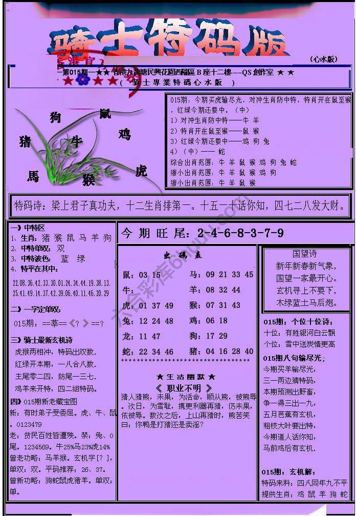 另类骑士特码版