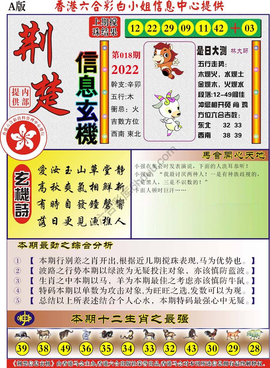 荆楚信息玄机