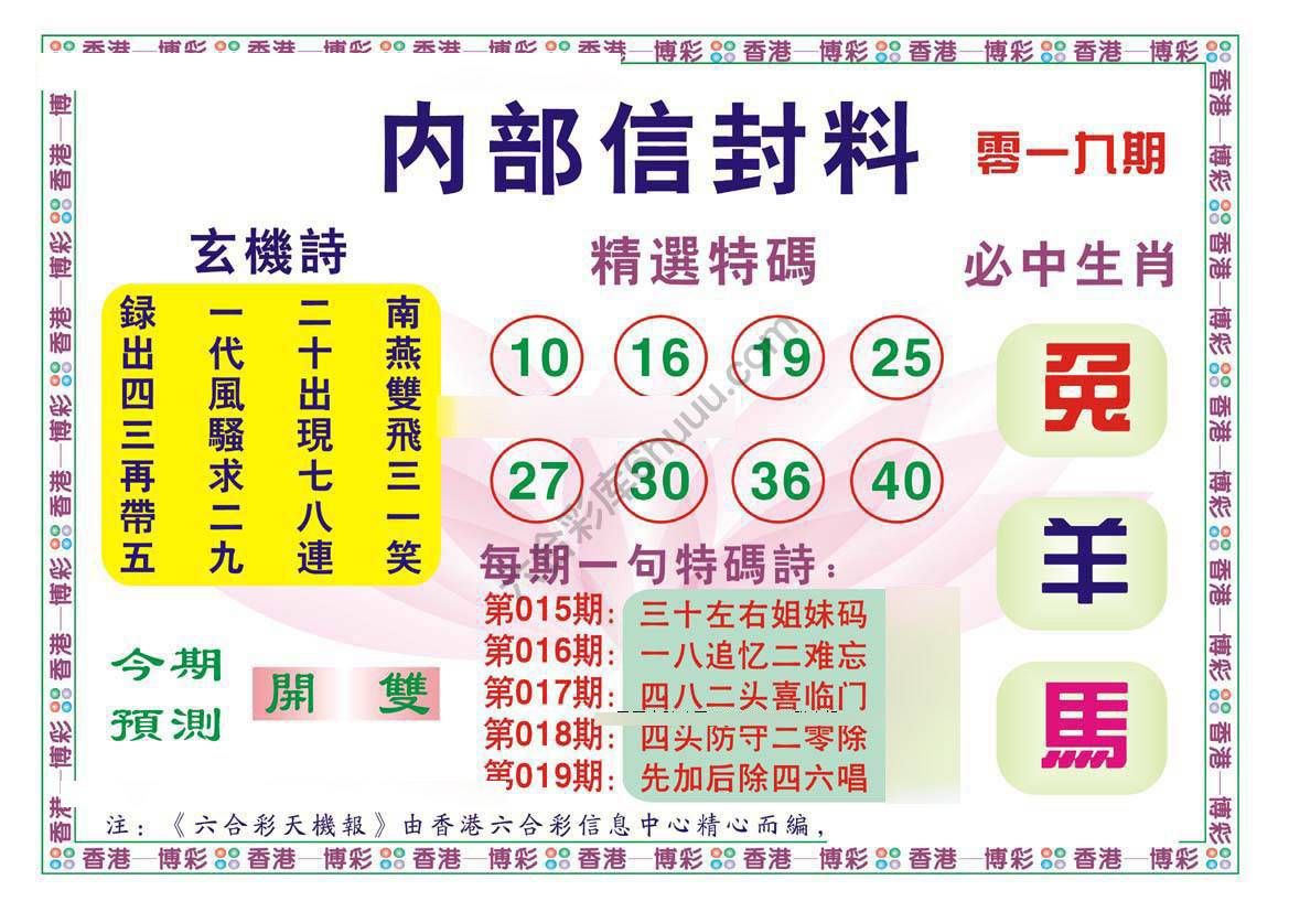 内部信封料