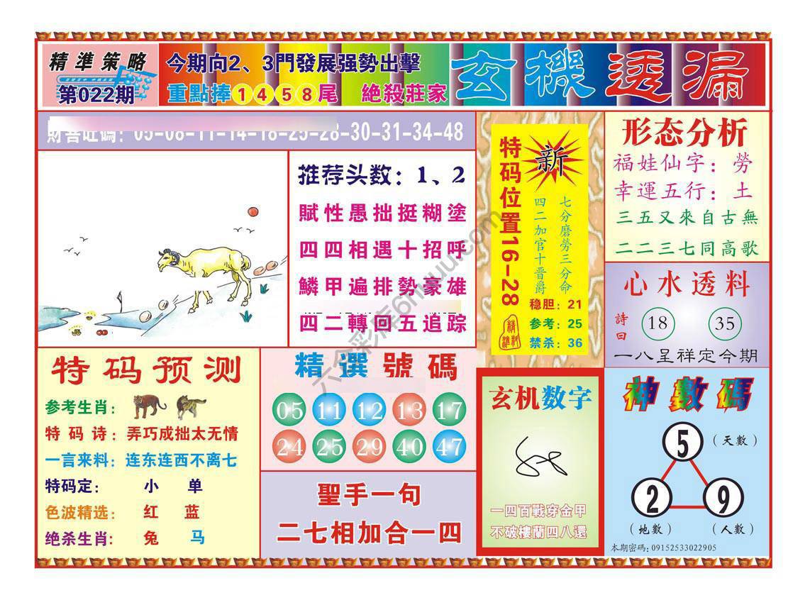玄机透漏