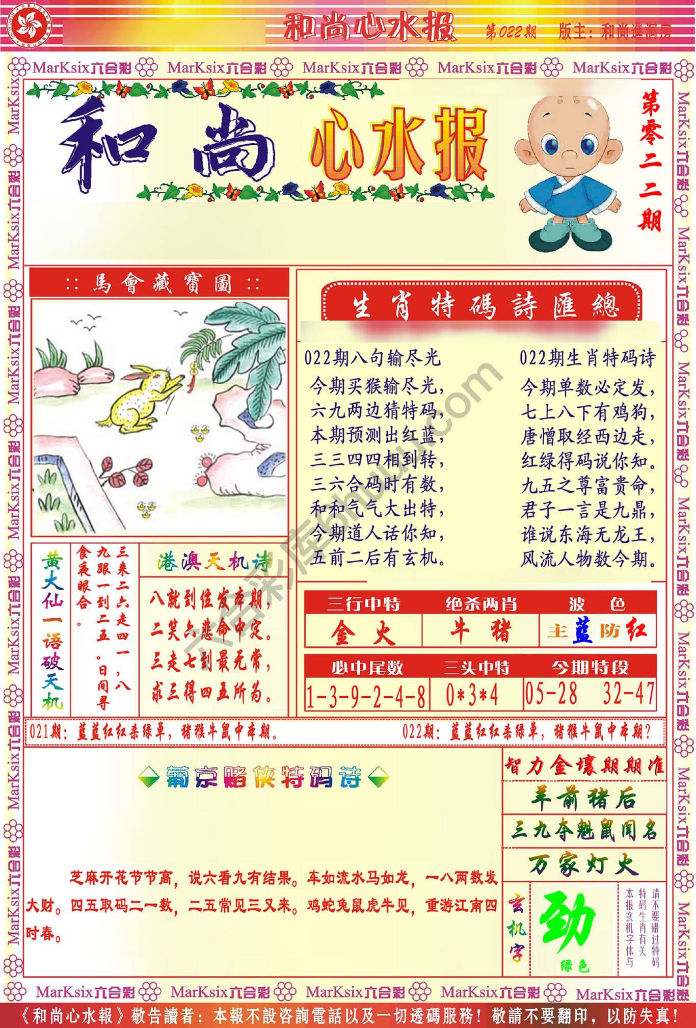 和尚心水报