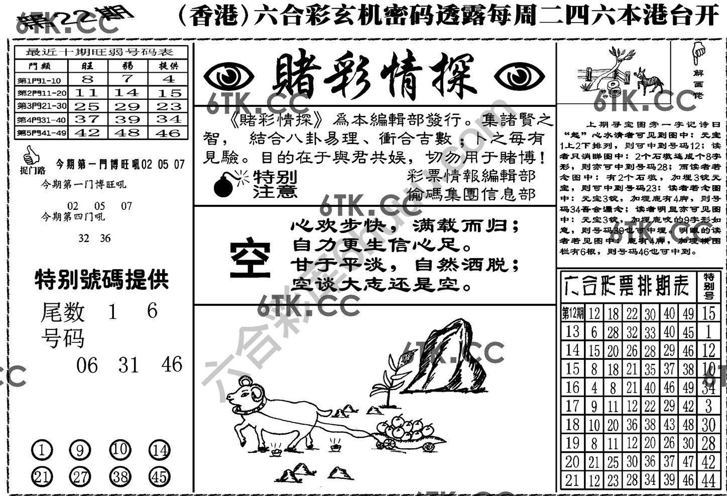 赌彩情探
