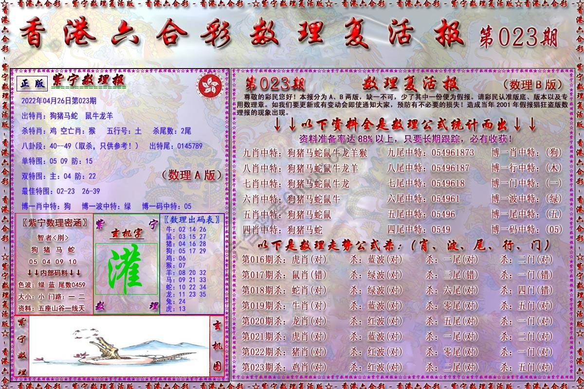 数理复活报