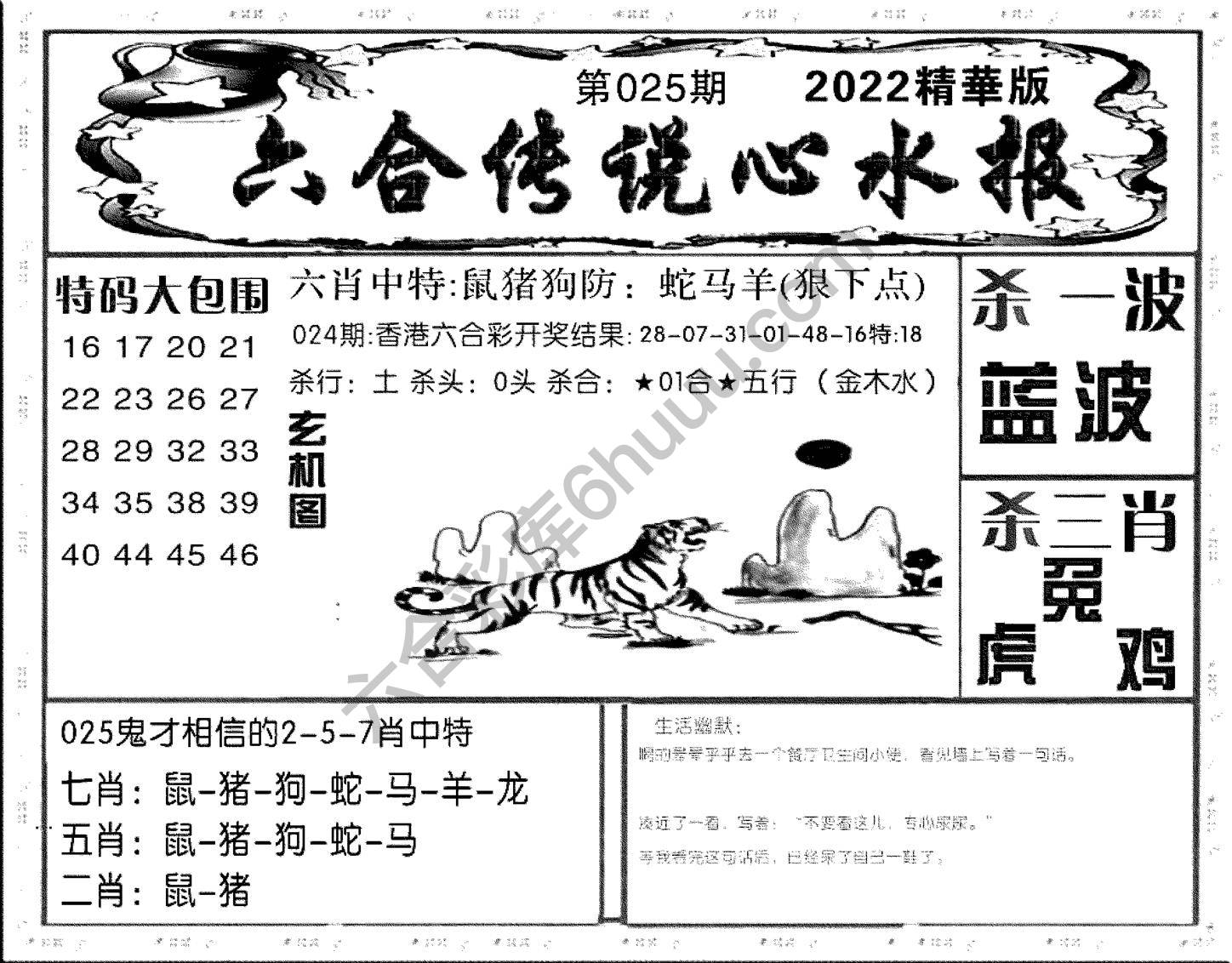 六合传说心水报