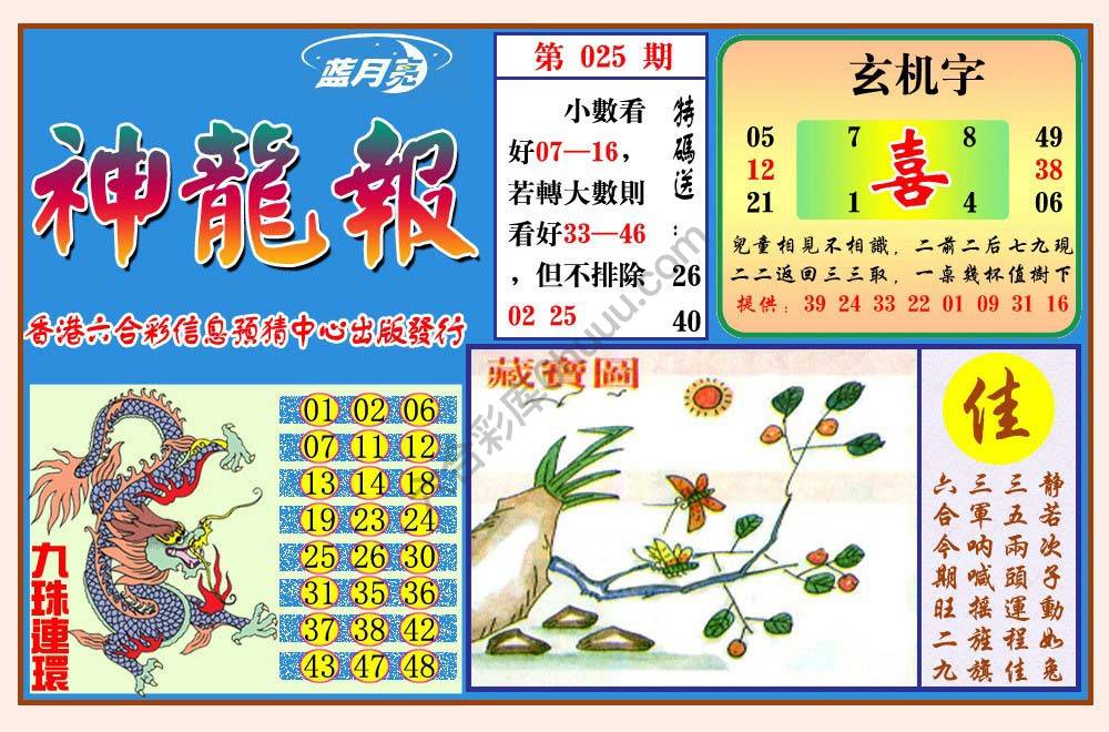 蓝月亮神龙报