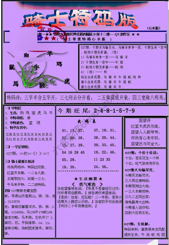 另类骑士特码版