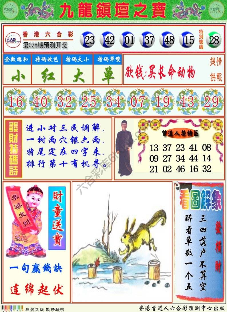 九龙挂牌解特码