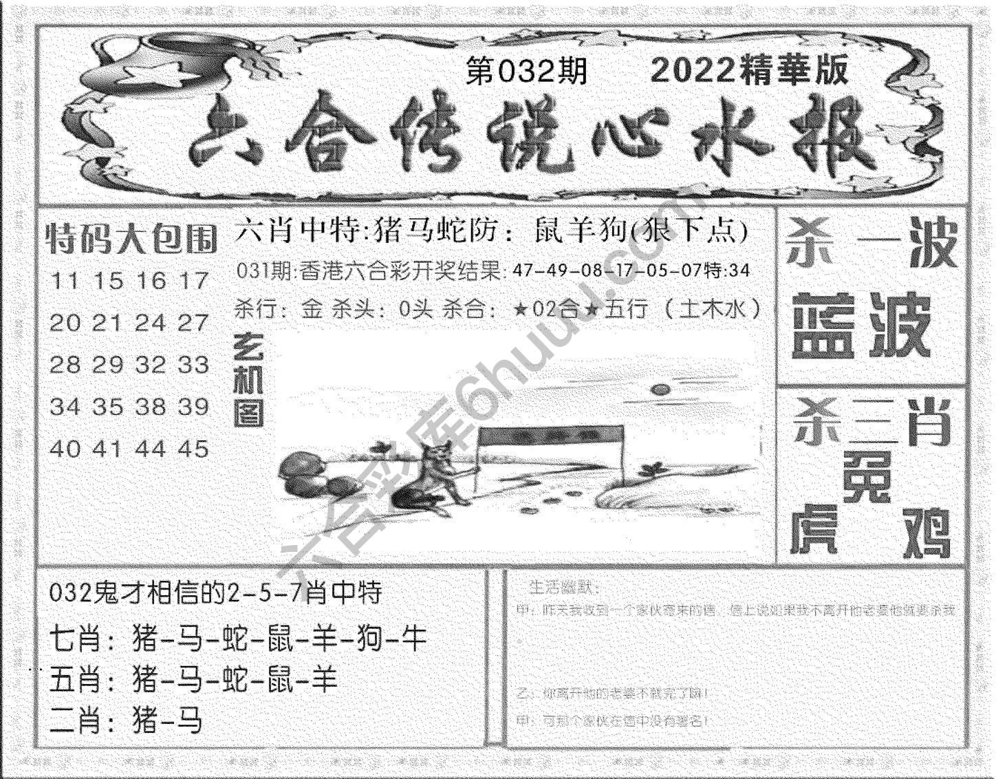 六合传说心水报